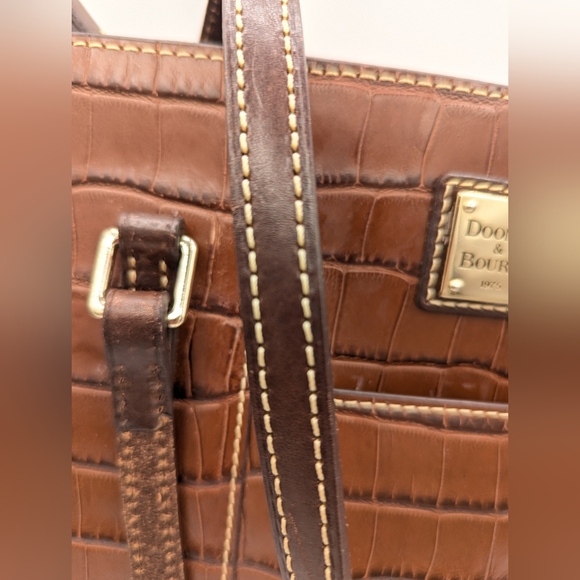Dooney & Bourke Croco Charlotte Bag - Picture 3 of 13
